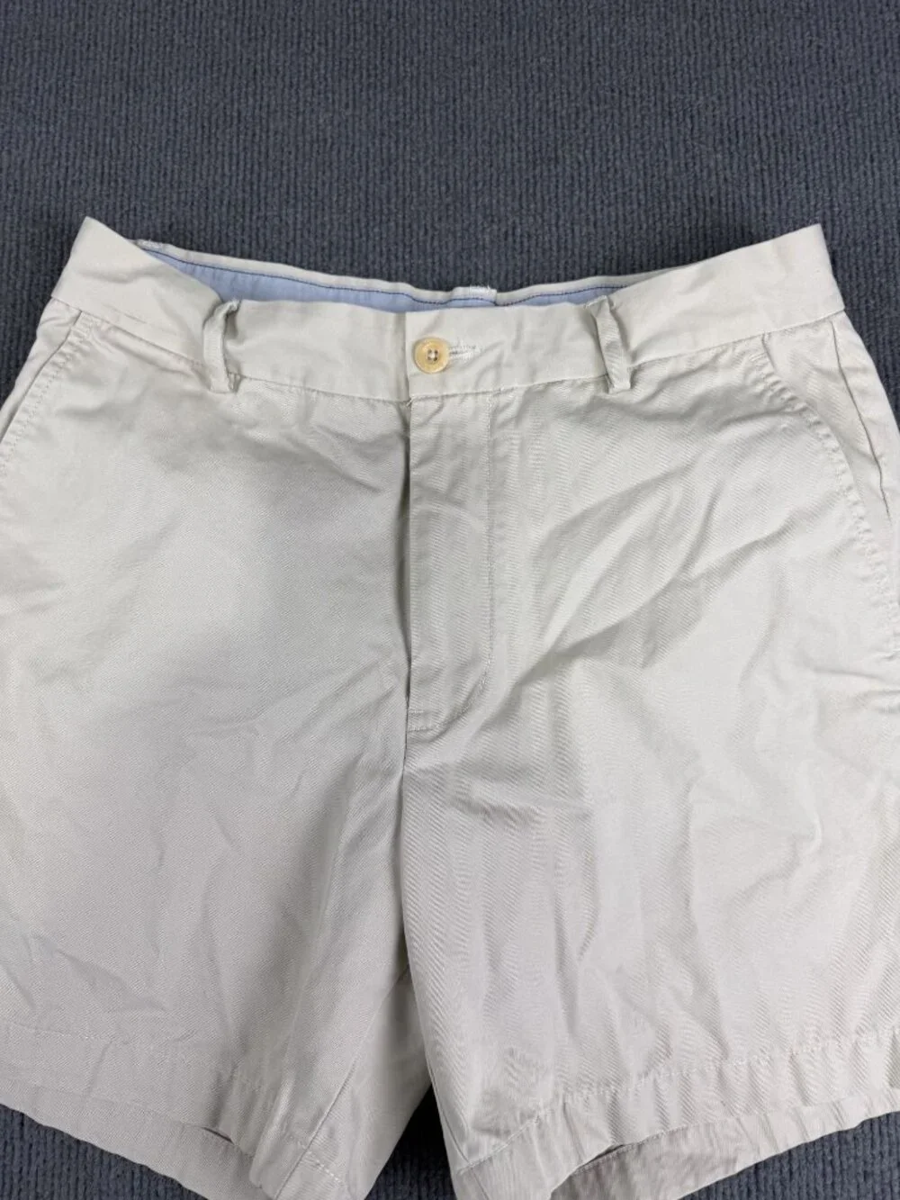 Banana Republic Mens Khaki Chino Shorts Size 33 Beige